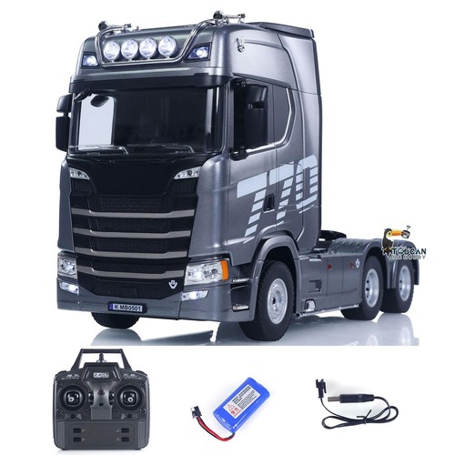 TOUCAN RC HOBBY JDM 180 1/14 6x6 RC idraulico Dumper Camion Metallo Telecomando Ribaltabile Modello Auto