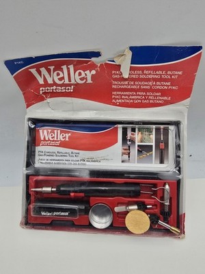 Weller Portasol P1K NOS cordless butane gas powered soldering tool kit