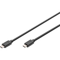 Digitus Usb 3.2 Gen 2 Anschlusskabel USB-C > USB-C, Kabel, Schwarz