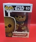Funko Pop! Star Wars Flocked CHEWBACCA Vinyl BOBBLEHEAD NRFB #63 Perfect