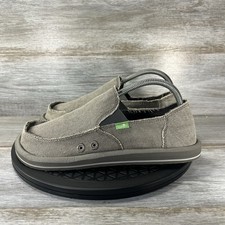 Sanuk Men's Vagabond Sidewalk Surfer slip-on shoes Size 7