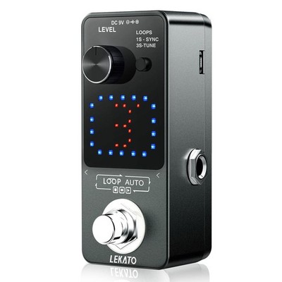 LEKATO Looper Pedal,Guitar Looper Pedal for Electric GuitarBass Loop Pedal wi...