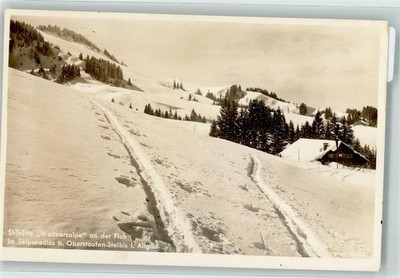 39607990 - 8974 Oberstaufen Gasthaus Skihuette Waltnersalpe Foto Mauch