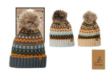 Bartleby Waterproof Nordic Knit Bobble Hat