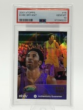 2001 eTopps #15 Kobe Bryant  PSA 10