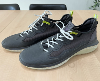 ECCO Men's ST.360 Street Athletic Sneakers - Dark Grey ''Magnet'' - Size 11 - 11.5