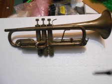 VINTAGE CAVALIER TRUMPET ELKHART USA FOR PARTS/RESURRECT SERIAL 40669