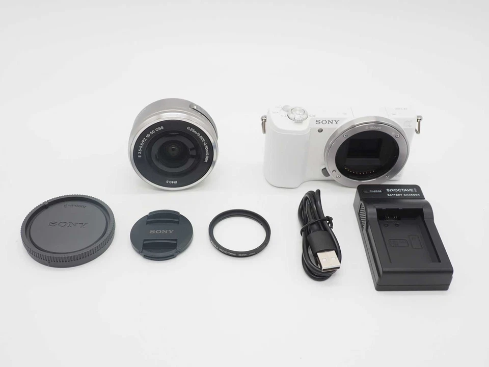 Sony a5100 ILCE-5100 24.3MP Mirrorless White 16-50mm Lens [Exc+++] #Z5526A - Image 2 of 4