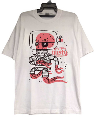 Father John Misty White Cotton Shirt size S-5XL SE128