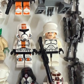 Lego Star Wars Minifigure Parts Lot Clone Troopers Droids 75035 75001 9497 7913