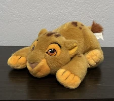 The Lion King Pouncing Baby Simba Plush Toy Disneyland Walt Disney World Vintage