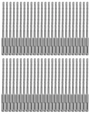 MAX-CRAFT SDS Plus Hammer Drill Bit Set Rotary Carbide Tip Drill Masonry Concrete-45Pcs