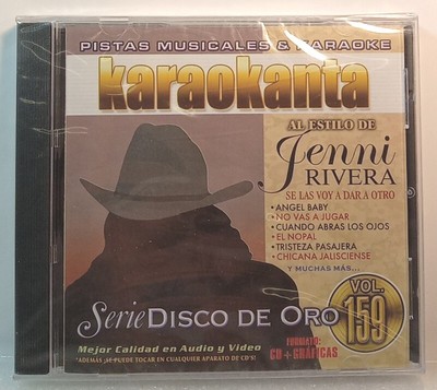 JENNI RIVERA - La Diva De La Banda Karaokanta Vol. 159 - CD Nuevo Sellado *1441*