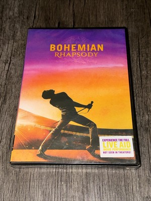 Bohemian Rhapsody Queen 2018 DVD Rami Malek - New Sealed Unopened