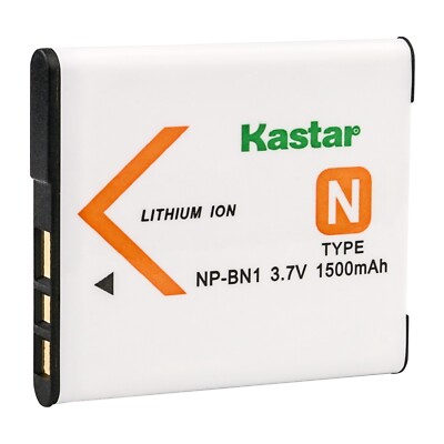 Kastar Repacement Battery for Sony NP-BN1 BC-CSN & Sony Cyber-shot DSC-W830