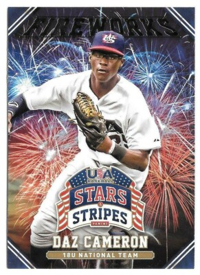 2015 Daz Cameron Panini USA Stars & Stripes Fireworks Rookie - Houston Astros