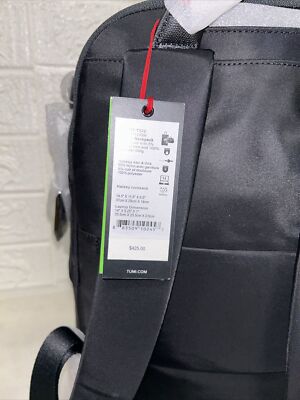 Tumi Voyageur Halsey Backpack 146567-T522 Black/Gunmetal ~ Retail