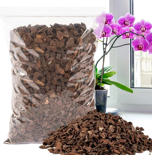 Orchid Bark Planting Soil - 6-9MM Orchid Potting Mix Horticultural Cypress Mulch
