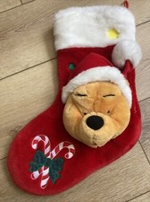 Walt Disney Winnie The Pooh Plush Christmas Stocking