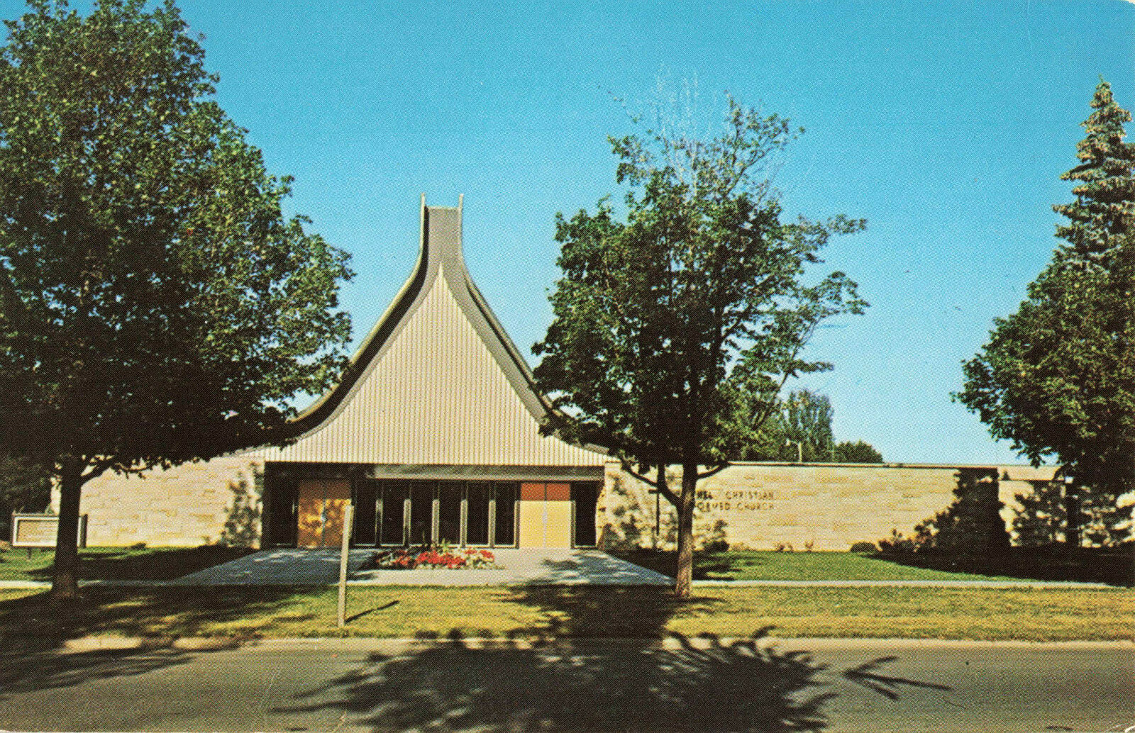 Postcard Bethel Christian Reformed Church Sioux Center Iowa | eBay
