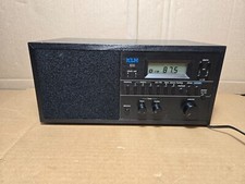 Vintage KLH 100 AM/FM TABLE TOP CLOCK RADIO STEREO ALARM, WORKS GOOD