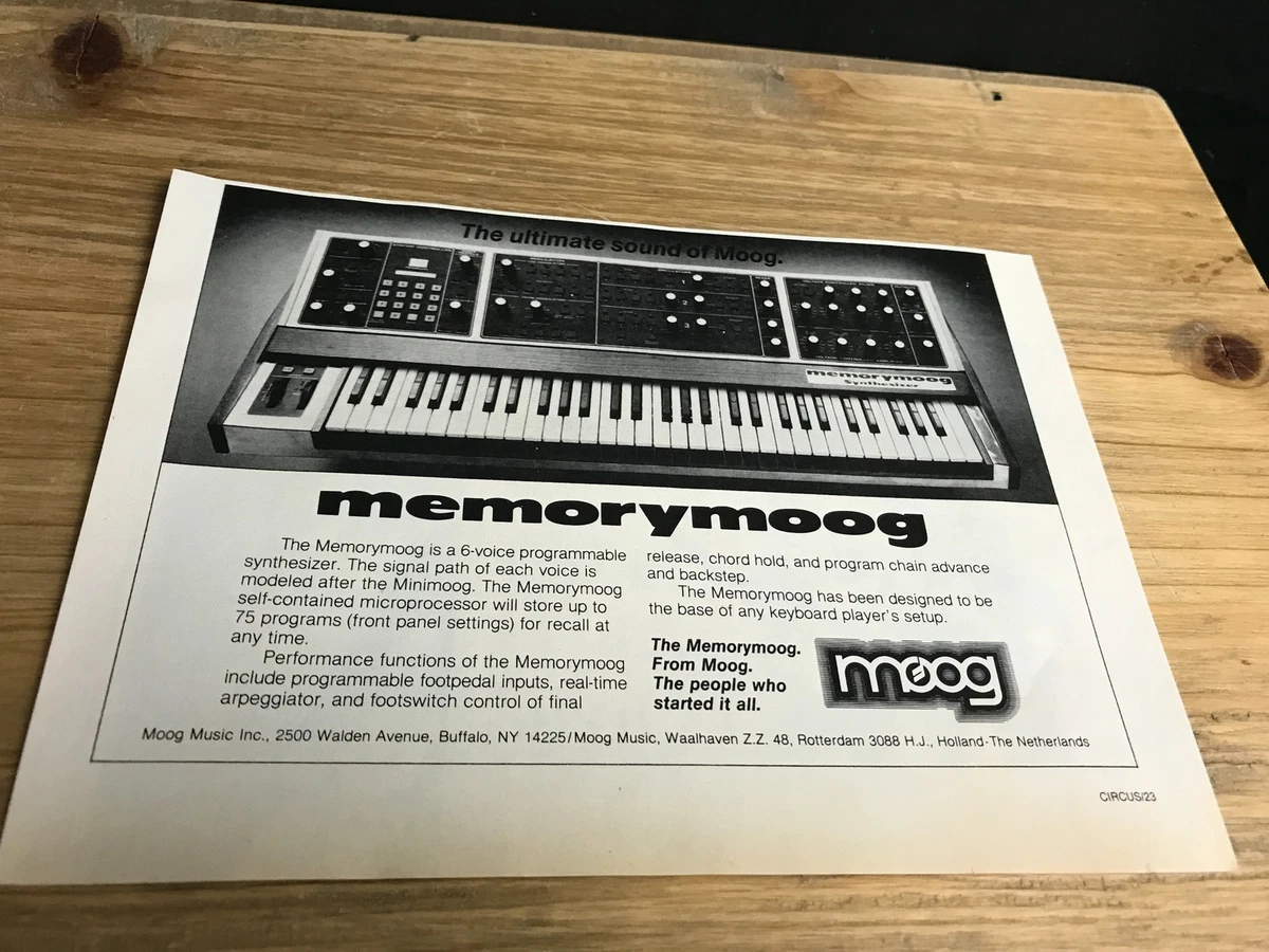 Moog 2024 synthesizer ebay