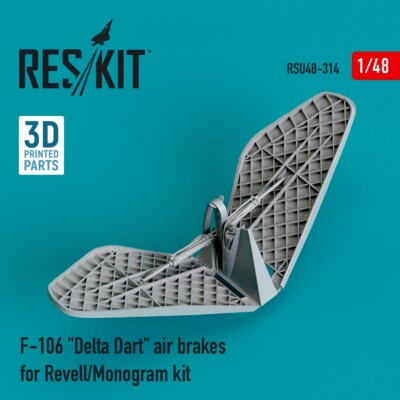 1/48 Reskit RSU48-0314 F-106 ''Delta Dart'' air brakes for Revell/Monogram kit