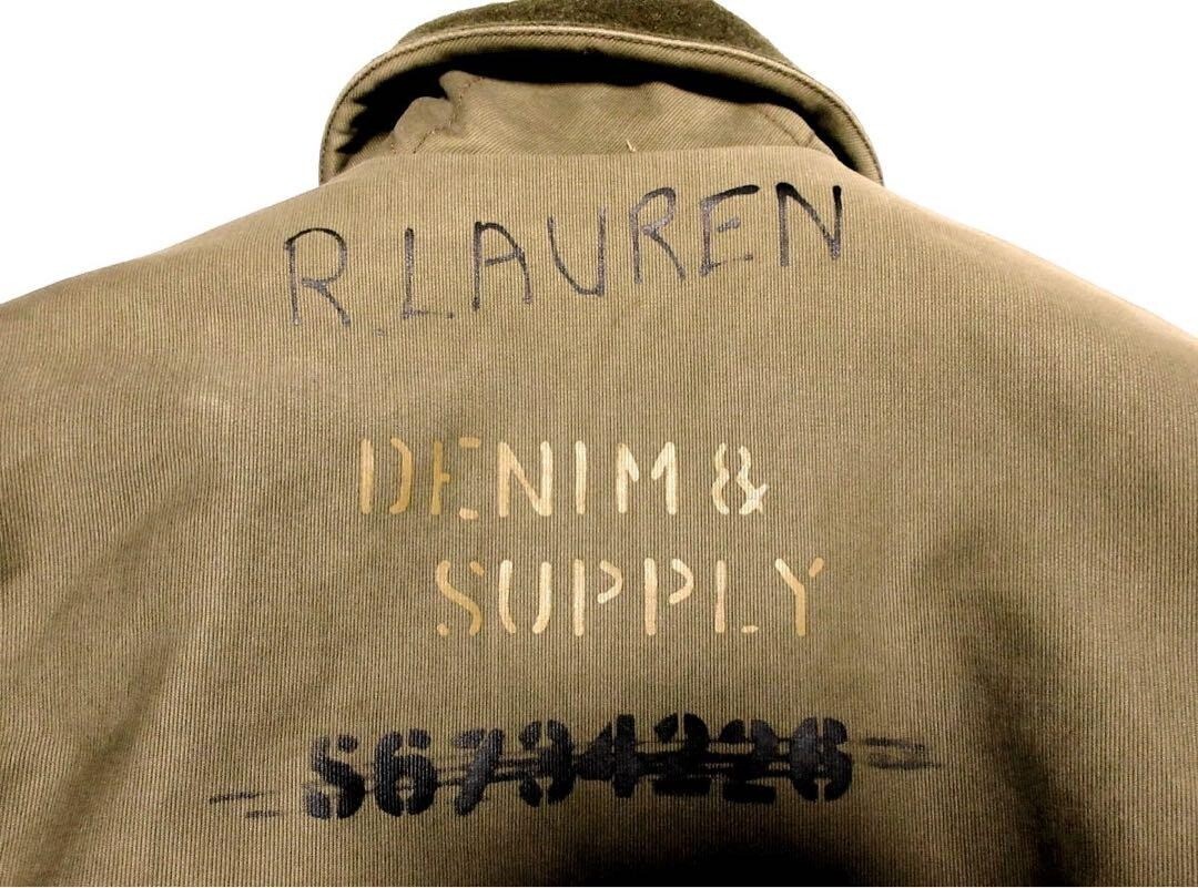 Ralph Lauren Denim Supply Military Deck Jacket N-1 Bedford Cord XS
