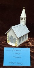 LIONEL O SCALE Plasticville Church built up PVT003