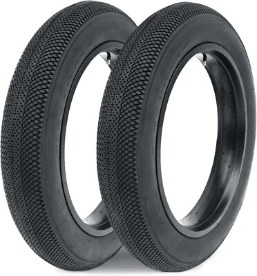 MEGHNA 2 Pack 20" Fat Bike Tire 20x4.0 E-Bike Tire Compatible Replacement Bicycle Tire