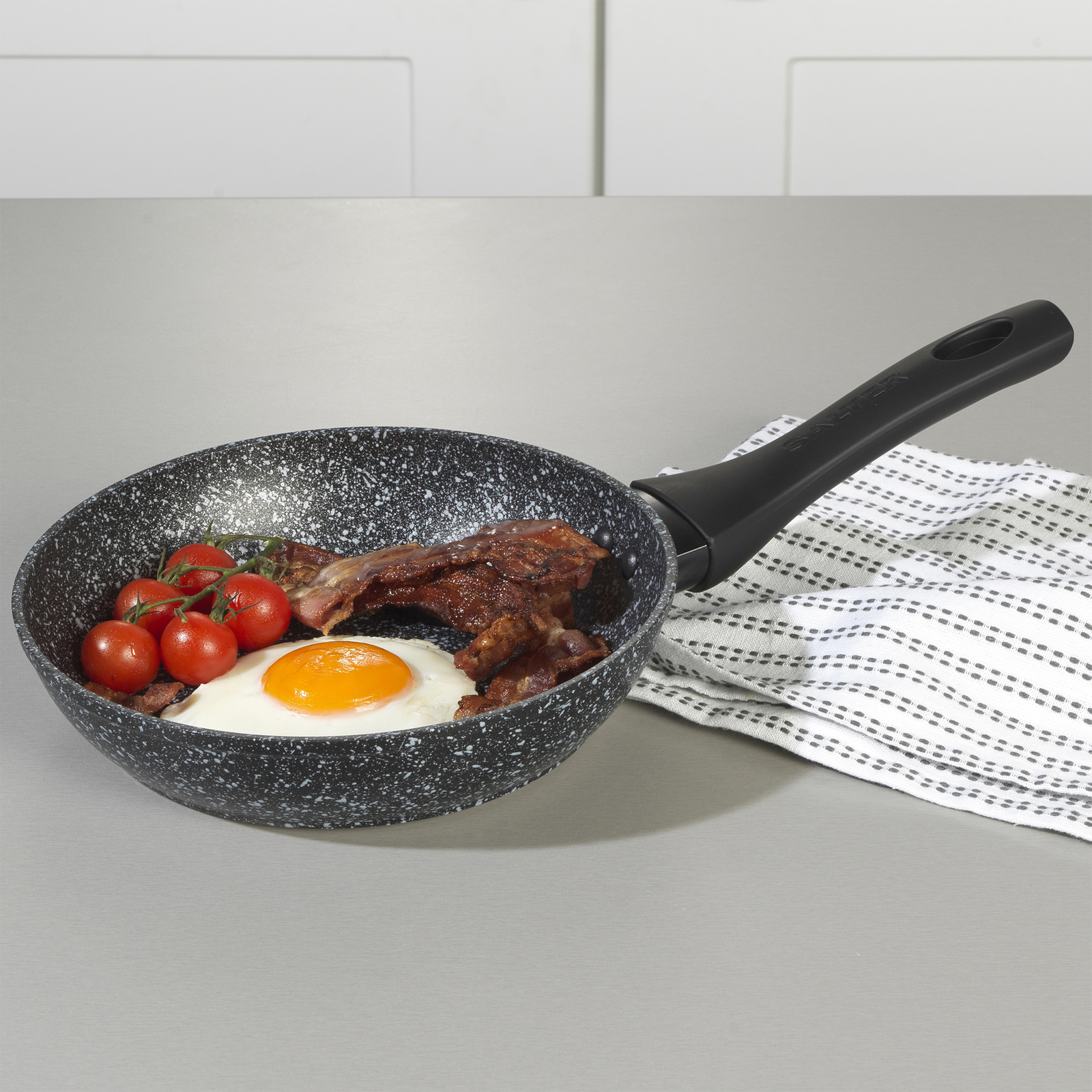 Salter Frying Pan Set NonStick Cooking Induction Dishwasher Metal Utensil Safe eBay