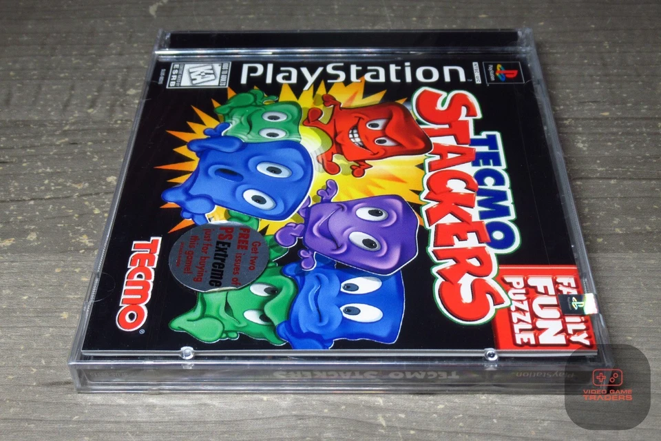 Tecmo Stackers PlayStation 1, PS1 1997 NEW! - Image 2 of 4