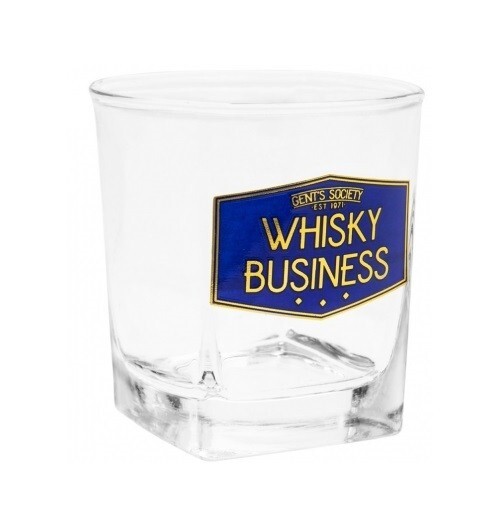 Gentleman's Society Whisky Business Glass - Ideal Whisky Gift-image