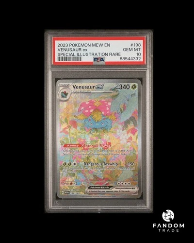 PSA 10 Venusaur ex Special Illustration Rare SIR 198/165 Pokemon 151 MEW English