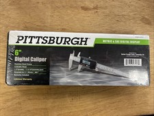 6" Digital Caliper Digital , Pittsburgh W/Case New Item 47257