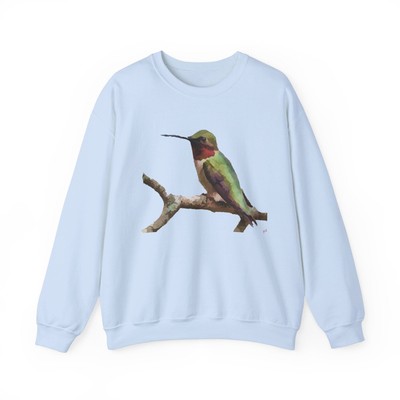 Humming Bird Cheeky Unisex 50/50 Crewneck Sweatshirt