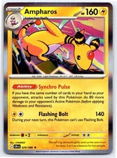 Ampharos 029/086 Holo ME04: Chaos Rising NM Pokemon TCG