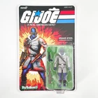 SUPER7 G.I. JOE SNAKE EYES WAVE 5 O-RING FIGURE REACTION MOC - COMBINE SHIPPING
