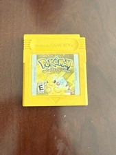 Pokemon Yellow Special Pikachu Edition Nintendo Game Boy Authentic Tested OEM