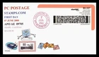 DR WHO 2000 CVP COMPUTER VENDED STAMPS.COM 1ST CLASS 33C FDC BELGIUM APO R60505
