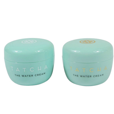 2x Tatcha The Water Cream Moisturizer 0.34 oz / 10mL each Travel Size