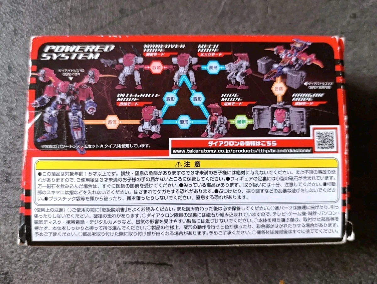 Juego de Sistema de Alimentación TAKARA TOMY Diaclone DA-02 A - Original de Japón