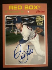 Bill LEE🔥2017 Topps Archives PEACH Fan Favorites AUTO #FFA-BL 31/150 Red Sox💥