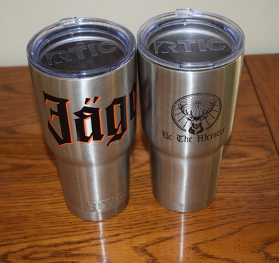 LOT JAGER Jägermeister Be the Meister RTIC Stainless Steel Tumblers Travel Cups