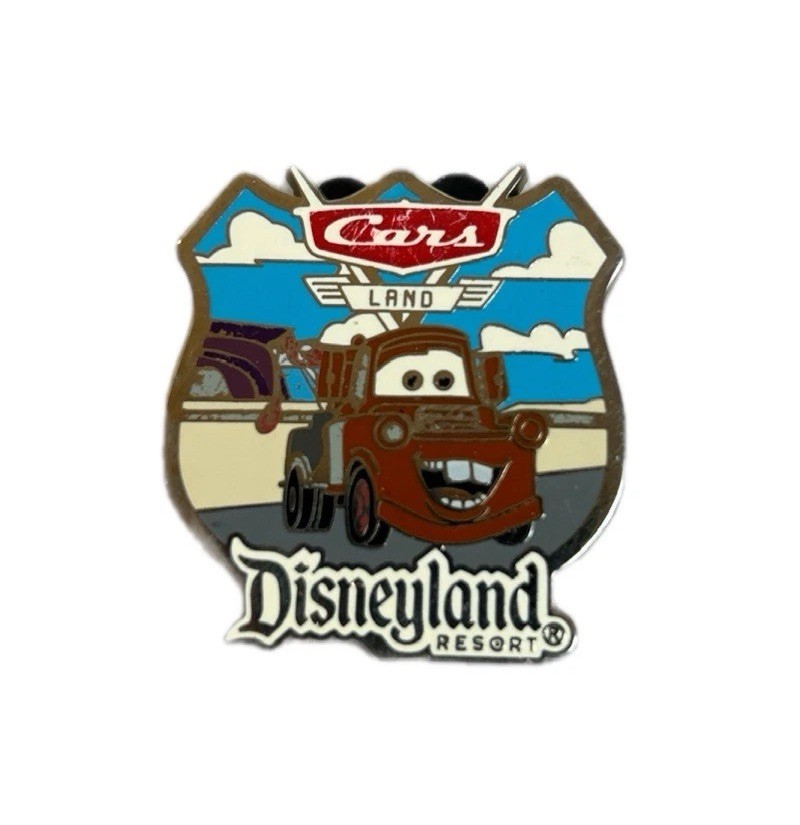 Disney Trading Pin Cars Land Tow Mater WDW Resort Pixar AAA Travel 2012