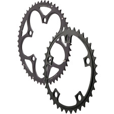 SRAM 10-Speed Aluminum Chainrings Bundle 50t Outer  34t Inner Black BCD 110mm