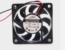 1X ADDA Fan AD0612HB-D90 DC12V 0.27A 6015 6CM 2 Wire Cooling Fan