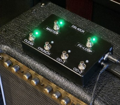 Custom 6-Way MIDI Footswitch For Marshall DSL40CR DSL100HR - PEDL-91016-Style