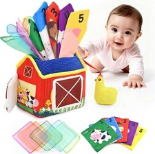 weirtoya Baby Tissue Box Toy 6 to 12 Months for Babies Toys Montessori Toys