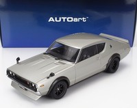 AUTOart 1/18 Nissan Skyline 2000 GT-R (KPGC110) Coupe 1973 Silber 77466
